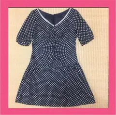 【美品】♡ドット柄ワンピース♡
