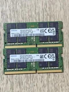 Samsung DDR5 メモリー 16GB 2枚セット 本体 - メルカリ