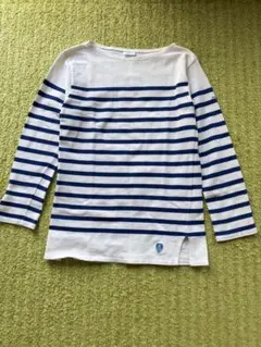 オーシバル ラッセルフレンチセーラーシャツ ボーダー 1 コットン フランス製