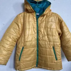 イエロー中綿ジャンパー130センチ