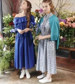 To b. by agnes b.プリムローズコットンロングワンピース　36