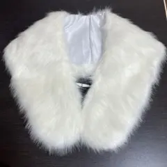 成人式 着物　ショール ホワイト