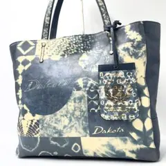 美品】Dakota ダコタ チーザレ 藍絞り柄 ショルダーバッグ ブルー 青