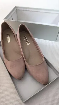ピンク スエード パンプス Mサイズ