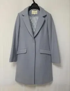 春色！レッセパッセ LAISSE PASSEライナー付 コート ミント水色のサムネイル