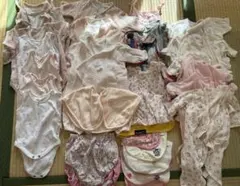 ベビー服 まとめ売り60〜70 女の子 カバーオール　コンビ肌着