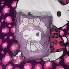 サンリオ クロミ ぬいぐるみポーチ ドット柄