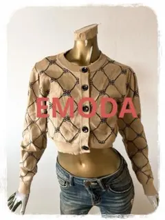 ☘️T21339☘️EMODA ジャガードツインニット Fのサムネイル
