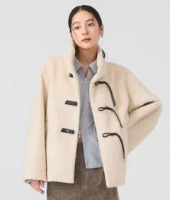 【新品】Ray BEAMS シャギー トグルボタン ハーフ コート