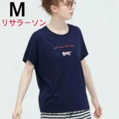 ユニクロ　リサラーソン　Tシャツ ネイビー　Mサイズ ルームウェア　送料無料