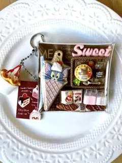 ガチャ詰めポーチ トムとジェリークッキーチャームコット