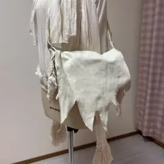 suzuki takayuki ショルダーバッグ ホワイト - メルカリ