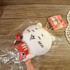 【新品】ちいかわ＊赤べこ ぬいぐるみキーチェーン キーホルダー 福島限定のサムネイル