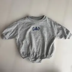 GAP ロンパース　バブルワンピース　3〜6ヶ月 グレー