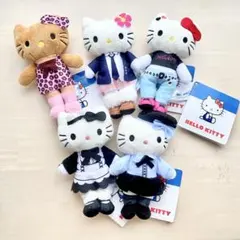 ハローキティ マスコット あしなが Ver. サンリオ ぬいぐるみ 全5種コンプ