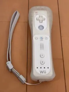 Wii リモコン ホワイト ストラップ付き