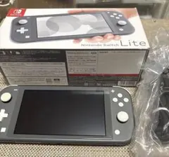 Nintendo Switch Lite 本体 グレー スティック不良