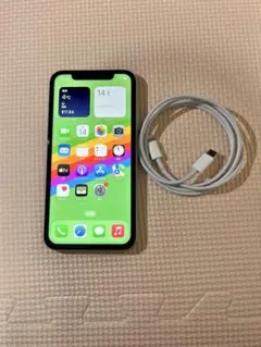 美品 iPhone XR 64GB 本体 ホワイト AU