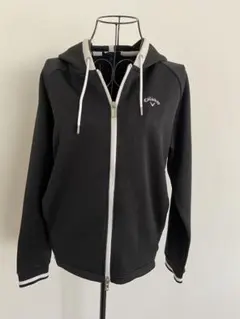 Callaway ブラック フルジップ パーカー