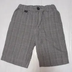 110★ファミリア★チェック柄ハーフパンツ★