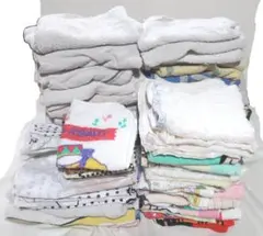 中古タオルセット （フェイスタオル、ハンカチ、手ぬぐい