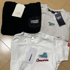 半袖 Tシャツ まとめ売り 3枚セット リーボック コンバース ロゴス 新品
