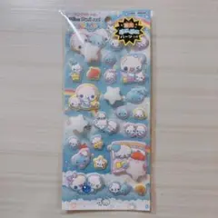 【正規品】ぷくぷくあわわちゃん　ピカプニシール 畜光シール