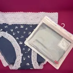 UNIQLO ショーツ ジャストウエスト Lサイズ 花柄とブルーのサムネイル