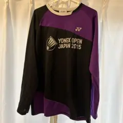 YONEX ロングスリーブシャツ　2015年オープンジャパン記念モデル　oサイズ