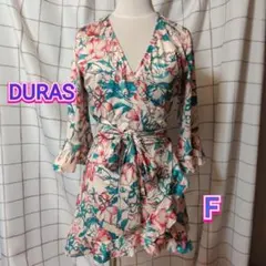 DURAS 花柄コンビネゾンフリーサイズ定価8000円