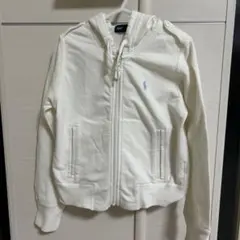 ポロロゴ刺繍フルジップパーカー