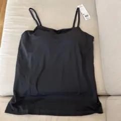新品　Wing 「シンクロブラトップ」カップ付キャミ　LL ダークグレー