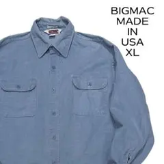 USA製 80s ビンテージ BIGMAC シャモアクロスシャツ XL
