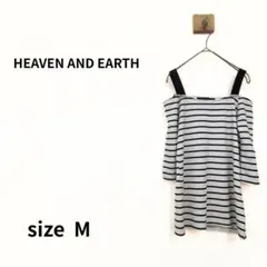 HEAVEN AND EARTH オフショルダー カットソー M N-227のサムネイル