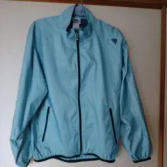 adidas レインウェアメンズ M 水色