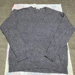 IÉNA グレー Vネック 長袖ニット