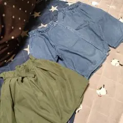 キッズ　ガウチョパンツ　120