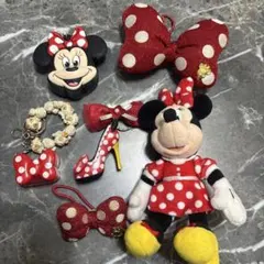 ディズニー ミニーちゃん キーホルダー まとめ売り スクバ