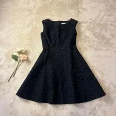 A244◾︎ Rene ルネ ジャガードフラワーワンピース TISSUE生地