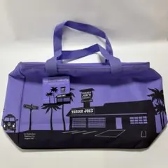 【新品】TRADER JOE'S 保冷バッグ ラージサイズ パープル