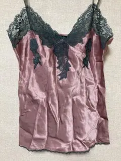 Spiral Spice シルクキャミソール ピンク S-007