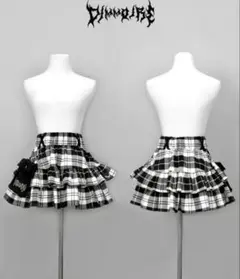 DimMoire PUNK フリル ミニスカート チェック