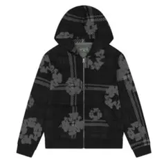 DENIM TEARS Plaid Cotton Wreath Zip Hood