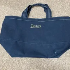 TULLY'S COFFEE ネイビー トートバッグ