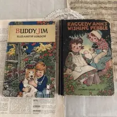 まとめ売り★ビンテージ絵本2冊セットアンティーク洋書ジャンクジャーナル古書