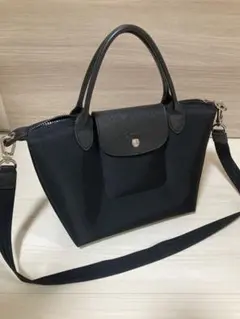 ロンシャン 2wayバッグ プリアージュ ネオS 黒 斜め掛け