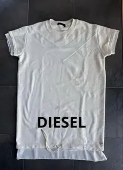 ＊ディーゼル＊DIESEL＊スエットワンピ＊シースルー＊サイズMホワイトのサムネイル