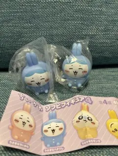 ちいかわソフビフィギュア4 ハチワレ2個