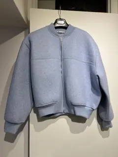 【未使用】ザラ　ボンバージャケット　ブルー　Ｓサイズ