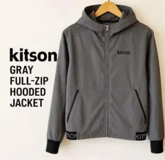 【美品】kitson ジップアップパーカー レディース Mサイズ グレー